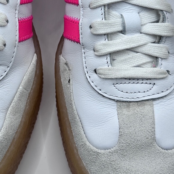 Adidas  Samba Womens Sneakers White Hot Pink Gum Sole - Picture 11 of 16